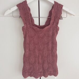 Intimately Free People Garnet Red Love Letter Cami